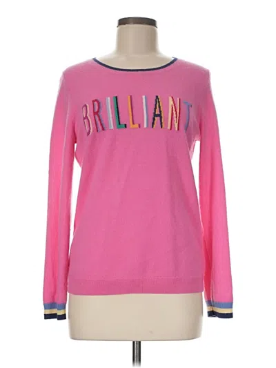 Pre-owned Talbots Cashmere Pullover Sweater In Pink