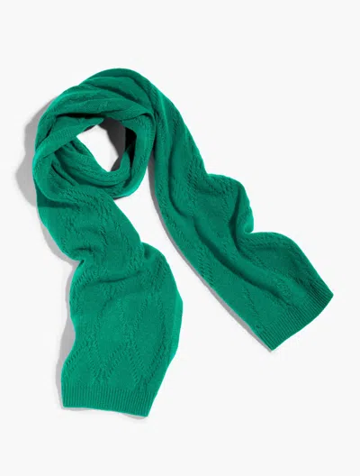 Talbots Cashmere Scarf - Lush Green - 001