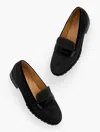 Talbots Cassidy Suede Penny Loafers - Black - 11m