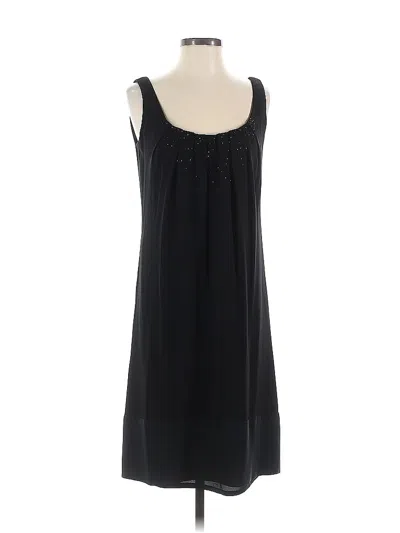 Pre-owned Talbots Casual Dress In Black
