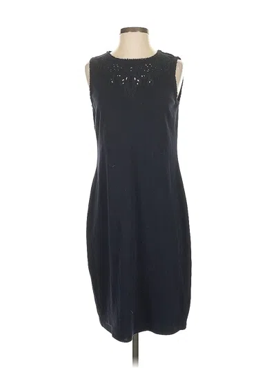 Pre-owned Talbots Casual Dress In Black