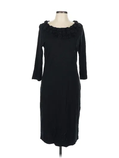 Pre-owned Talbots Casual Dress In Black