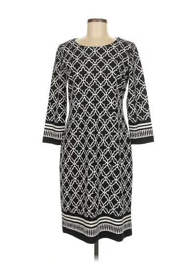 Pre-owned Talbots Casual Dress In Black