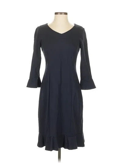 Pre-owned Talbots Casual Dress In Black
