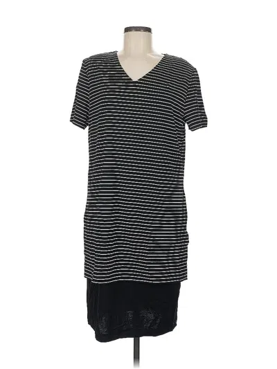 Pre-owned Talbots Casual Dress In Black