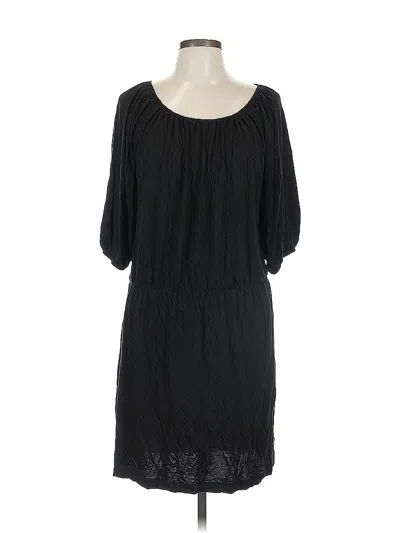 Pre-owned Talbots Casual Dress In Black