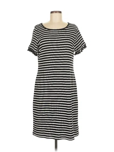 Pre-owned Talbots Casual Dress In Black