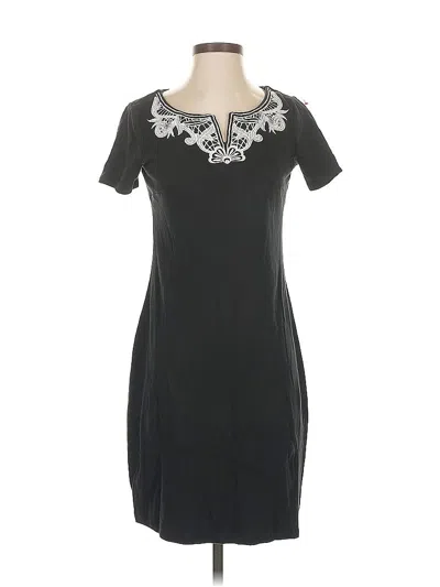 Pre-owned Talbots Casual Dress In Black