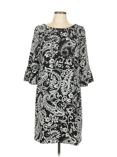 Pre-owned Talbots Casual Dress In Black