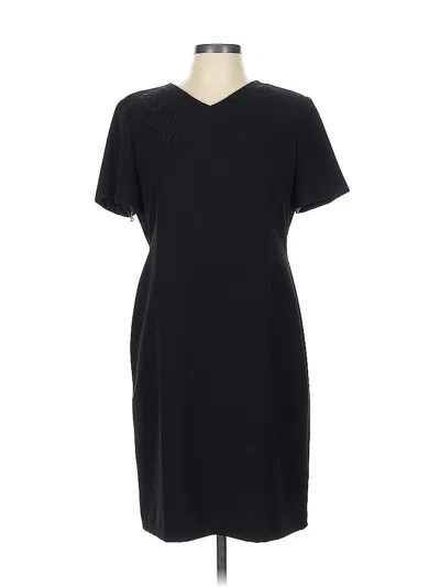 Pre-owned Talbots Casual Dress In Black