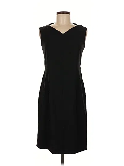 Pre-owned Talbots Casual Dress In Black