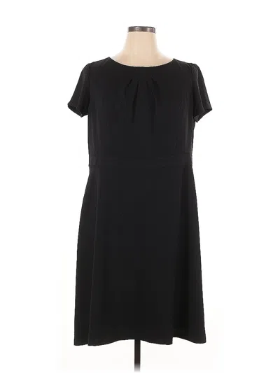 Pre-owned Talbots Casual Dress In Black