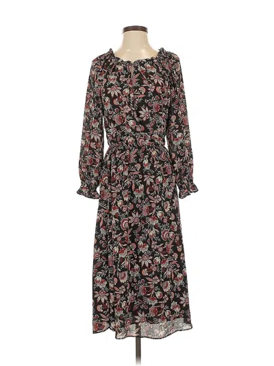 Pre-owned Talbots Casual Dress In Black