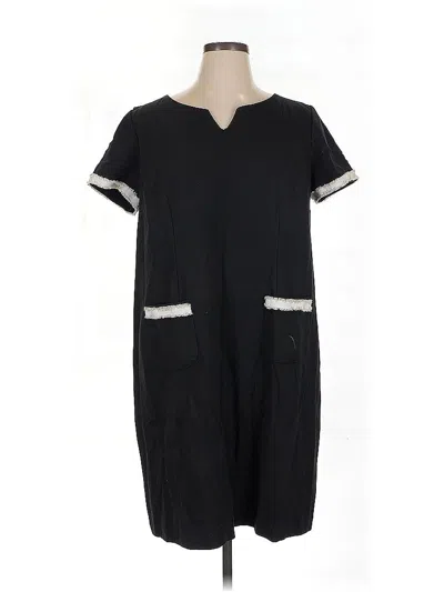 Pre-owned Talbots Casual Dress In Black