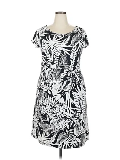 Pre-owned Talbots Casual Dress In Black