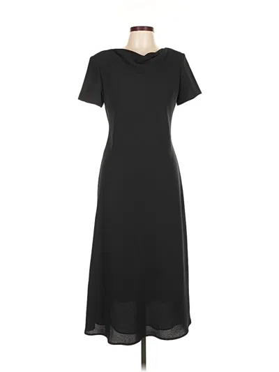 Pre-owned Talbots Casual Dress In Black