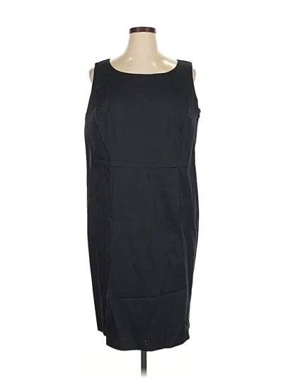 Pre-owned Talbots Casual Dress In Black