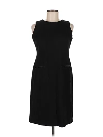 Pre-owned Talbots Casual Dress In Black