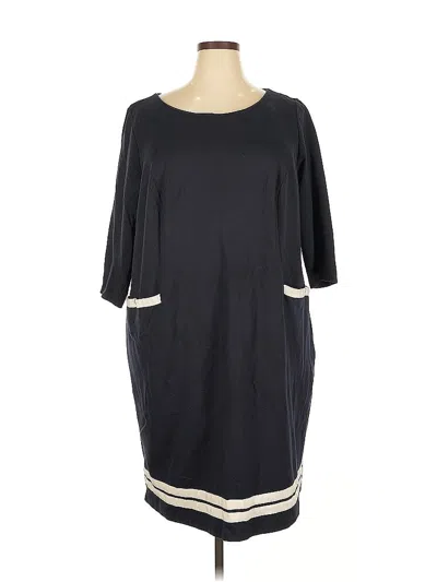 Pre-owned Talbots Casual Dress In Black