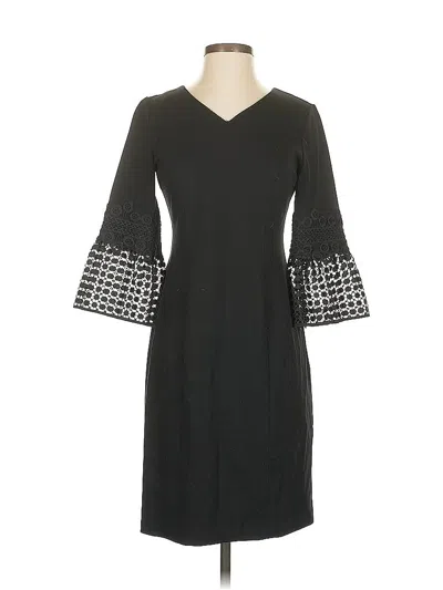 Pre-owned Talbots Casual Dress In Black