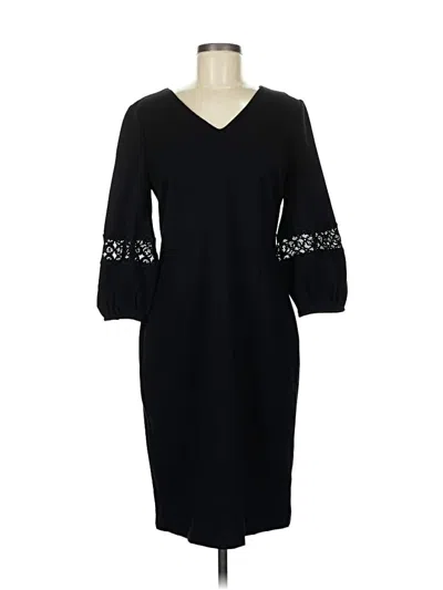 Pre-owned Talbots Casual Dress In Black