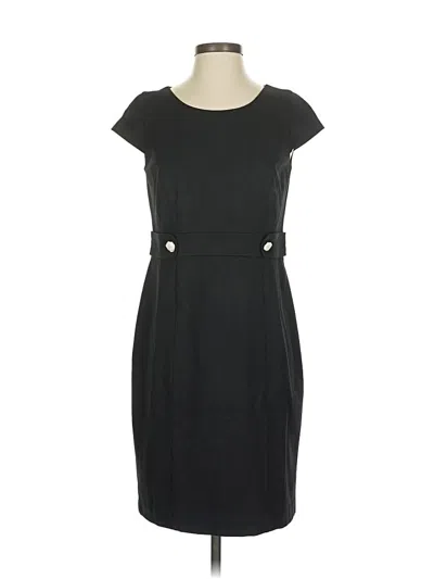 Pre-owned Talbots Casual Dress In Black