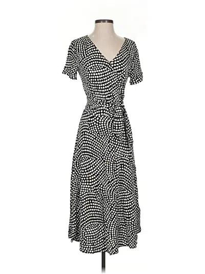 Pre-owned Talbots Casual Dress In Black