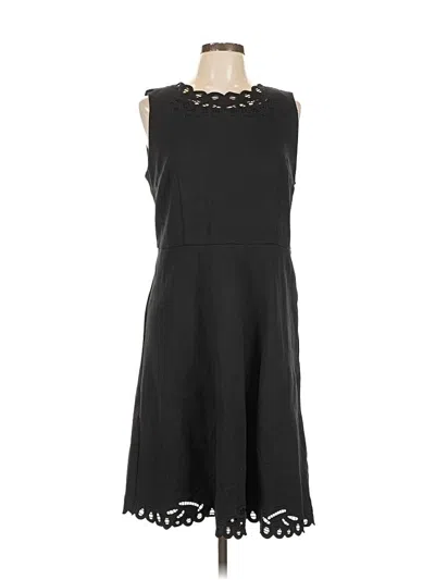 Pre-owned Talbots Casual Dress In Black