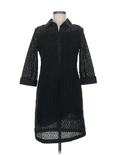 Pre-owned Talbots Casual Dress In Black