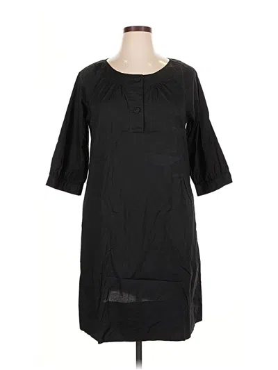 Pre-owned Talbots Casual Dress In Black