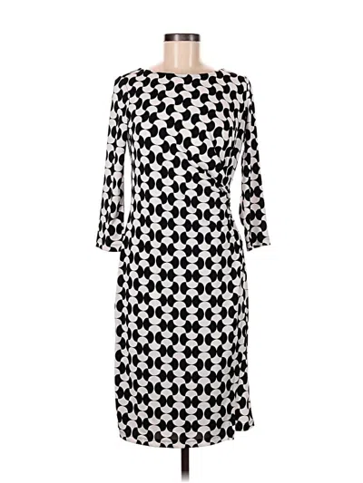 Pre-owned Talbots Casual Dress In Black