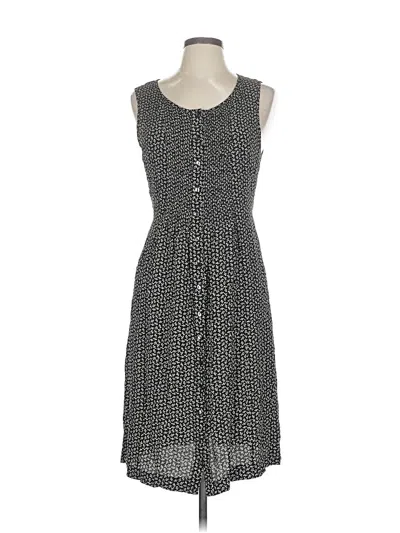 Pre-owned Talbots Casual Dress In Black