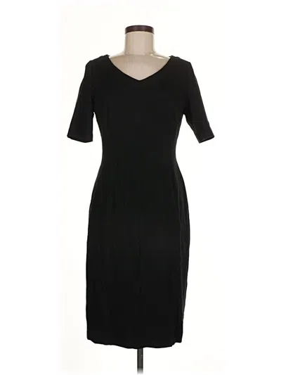 Pre-owned Talbots Casual Dress In Black