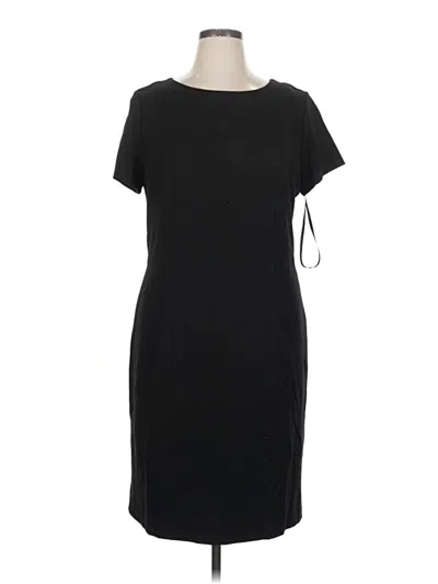 Pre-owned Talbots Casual Dress In Black