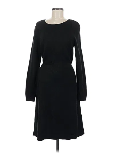 Pre-owned Talbots Casual Dress In Black