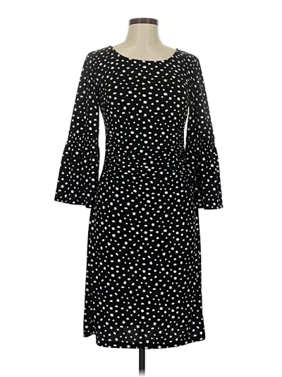 Pre-owned Talbots Casual Dress In Black