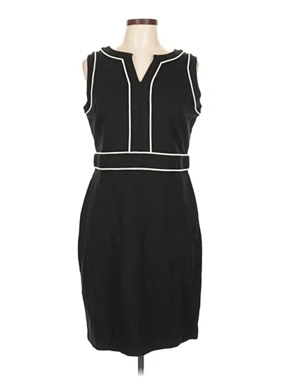 Pre-owned Talbots Casual Dress In Black