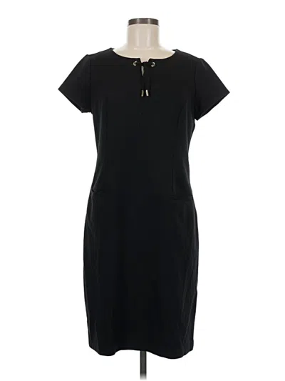 Pre-owned Talbots Casual Dress In Black
