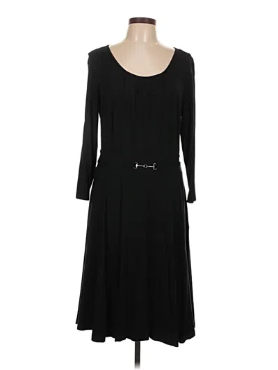Pre-owned Talbots Casual Dress In Black