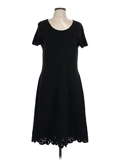 Pre-owned Talbots Casual Dress In Black