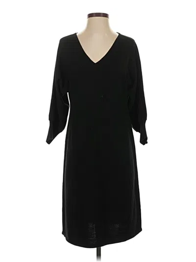 Pre-owned Talbots Casual Dress In Black