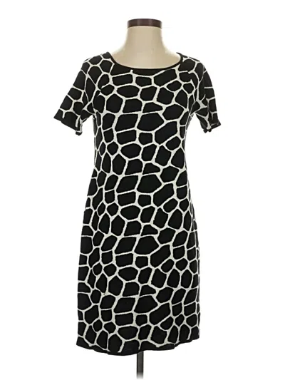 Pre-owned Talbots Casual Dress In Black