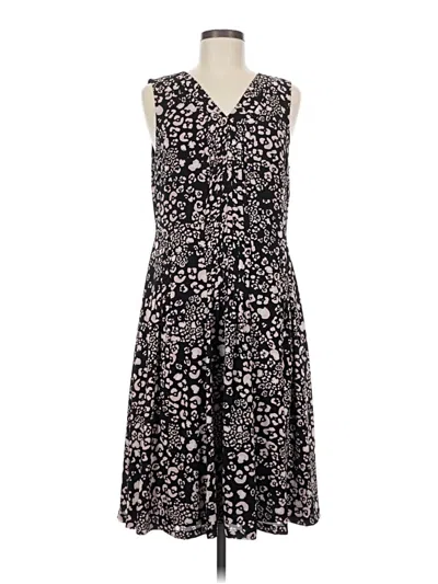 Pre-owned Talbots Casual Dress In Black