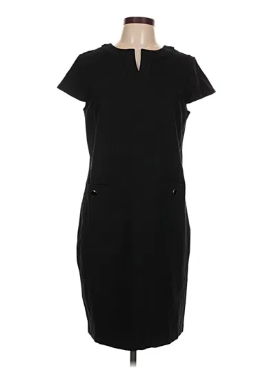 Pre-owned Talbots Casual Dress In Black