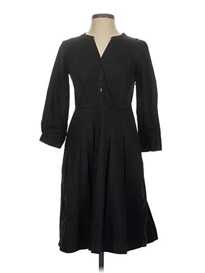 Pre-owned Talbots Casual Dress In Black