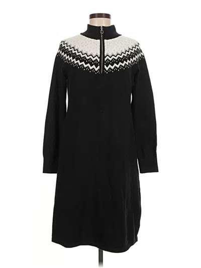 Pre-owned Talbots Casual Dress In Black