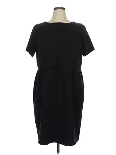 Pre-owned Talbots Casual Dress In Black