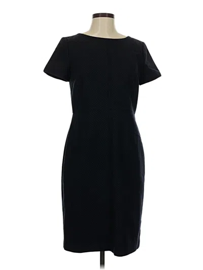 Pre-owned Talbots Casual Dress In Black