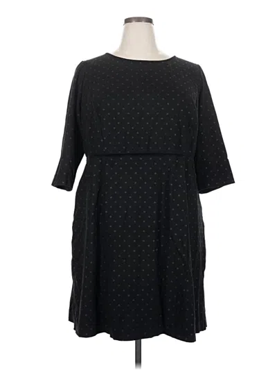 Pre-owned Talbots Casual Dress In Black