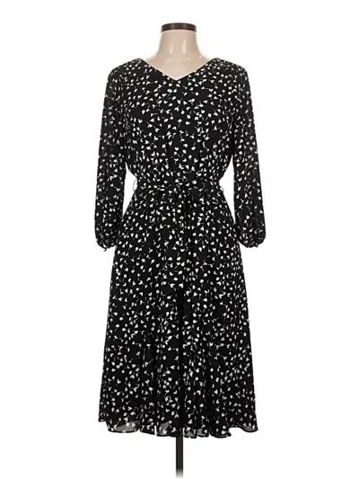 Pre-owned Talbots Casual Dress In Black